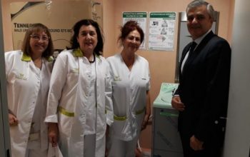 Fermon indis instala una maceradora en el Hospital de Santa Coloma