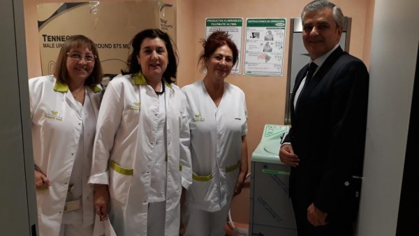 Fermon indis instala una maceradora en el Hospital de Santa Coloma