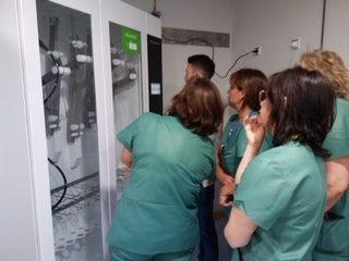 Fermon Indis equipa un armario de secado en el hospital de Granada